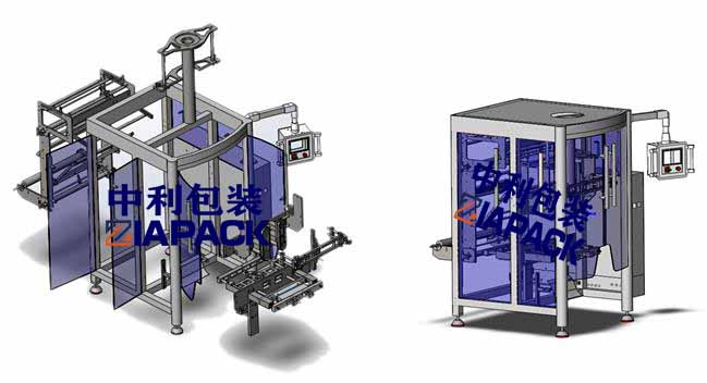 Automatic carbon powder bag forming filling sealing packaging machine ...