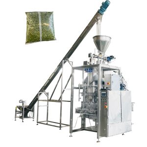 Automatic ZL1200 vffs bag forming filling sealing packaging machine for 15kg fresh papper pieces
