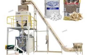 15kg wooden pellets vffs bag forming filling sealing bagging machine