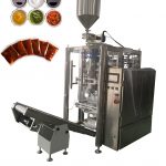 Automatic vertical bag forming filling sealing packaging machine for sauce