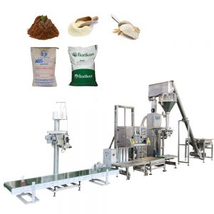 Semi-automatic auger measuring machine for powder product