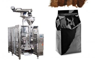 Automatic VFFS packaging machine quad bag with degassing valve for 250g coffee powder