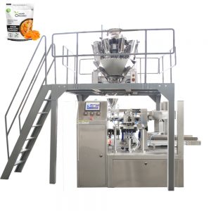 Automatic pre-made bag taking opening filling packaging machine for dry fruit