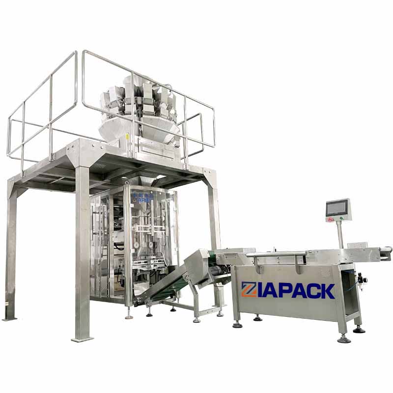 Automatic frozen food packaging machine