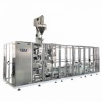Automatic linear type single chamber vacuum packaging machine