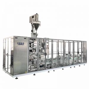 Automatic linear type single chamber vacuum packaging machine