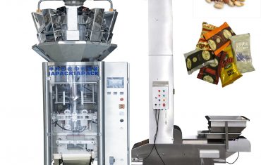 vertical form fill seal vertical packing machine with multihead scales