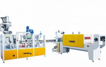 Automatic paper bag packaging line for flour