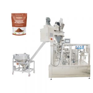 Automatic pre-formed bag taking filling sealing machine