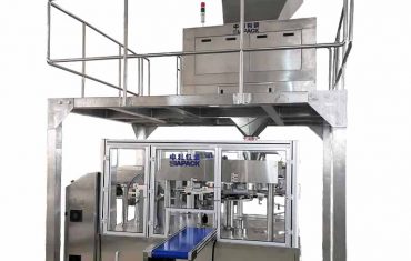 Automatic pre-made stand up pouch packaging machine