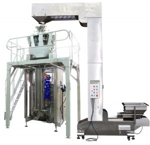 Automatic quad seal bag vffs packing machine