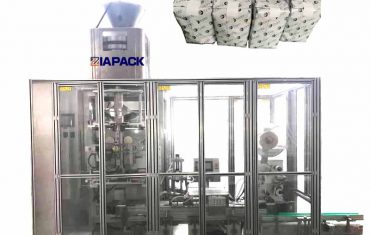 Automatic square bottom bag with top label packaging machine