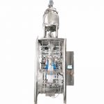 Automatic vertical bag forming filling sealing machine for paste