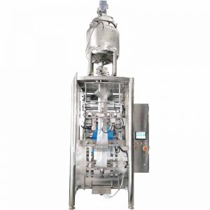 Automatic vertical bag forming filling sealing machine for paste