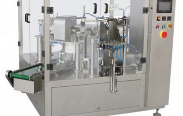 Automatic rotary bag taking opening filling sealing packaging machine