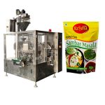 Automatic doy bag with zipper for chilli powder packing machine