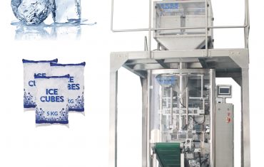 Automatic 5kg ice cube weighing packaging machine