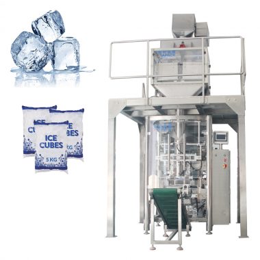 Automatic 5kg ice cube weighing packaging machine