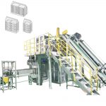 Automatic secondary polywoven bag baling machine