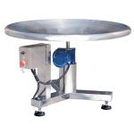 Rotary bag collect table