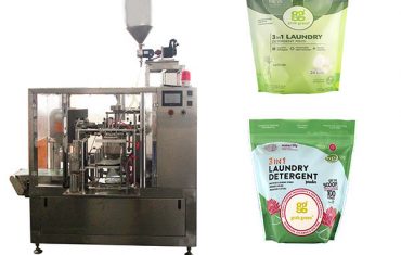 laundry liquid rotary premade pouch packing machine