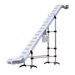 Inclined feeding conveyor machine