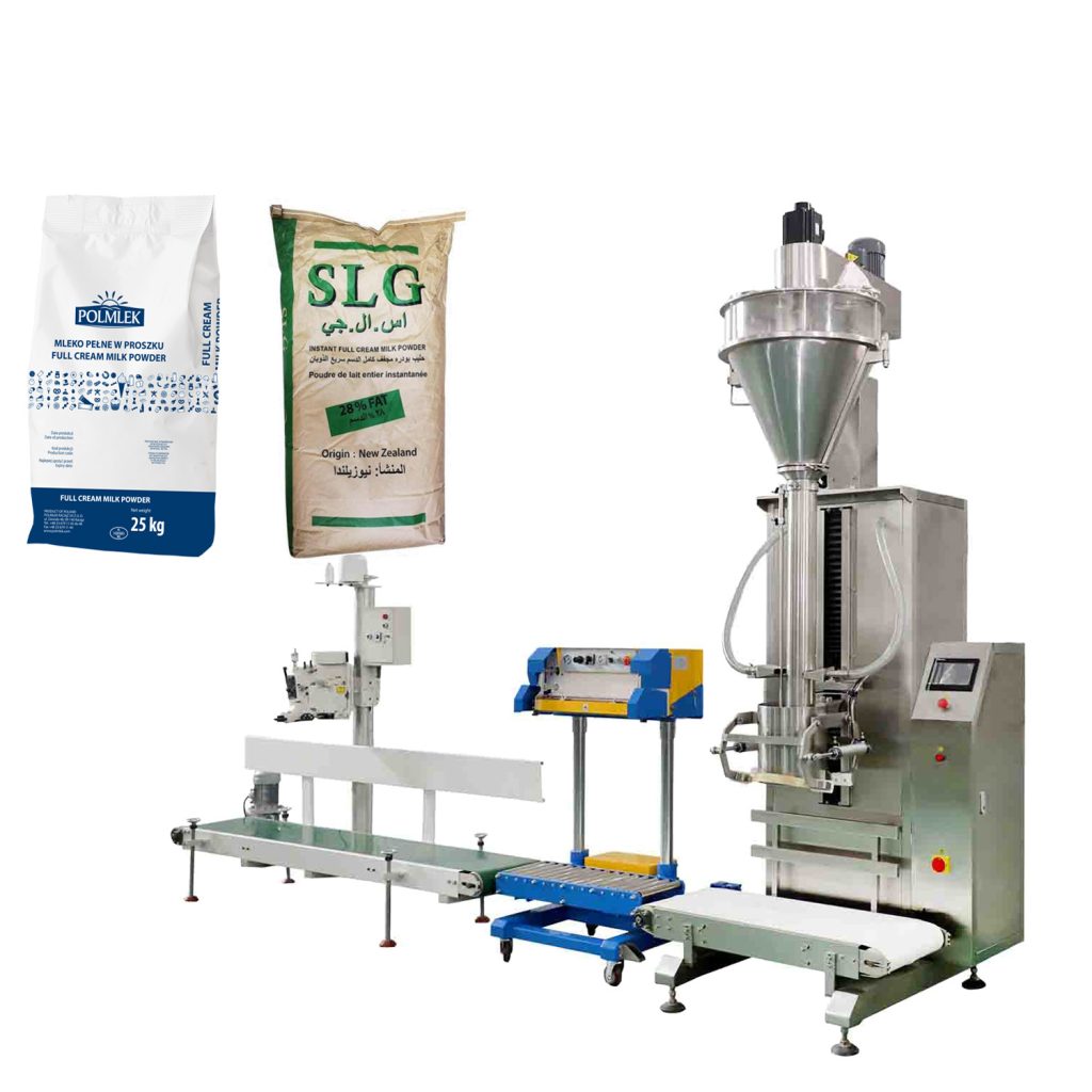 Chemical fertilizer weighing bagging packing machine