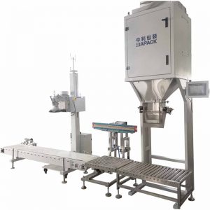Semi-automatic plastic granule bagging machine