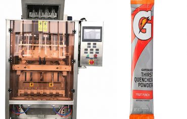 small sachets powde multi-line packing machine