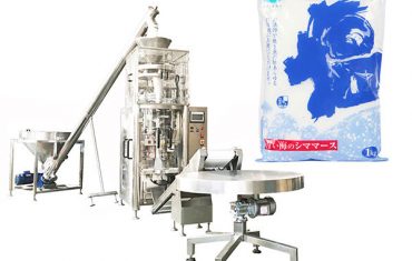 salt vertical form fill seal machine with volumetric cup