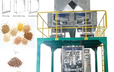 Automatic seed product packaging filling sealing machine unit