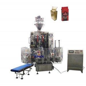 Automatic vacuum brick bag packing machine for coffee powder