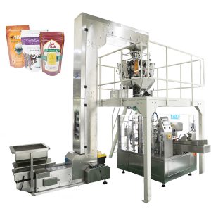 Automatic nuts candy premade pouch packing machine