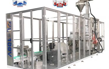 Automatic bag forming filling sealing vacuumming packaging machine