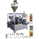 Automatic pre-made zipper  pouch packing machine