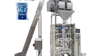 Automatic 1-8KG ice cube weighing packaging machine