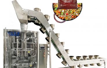 Automatic pre-cooked food bag forming filling packaging machine