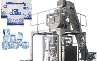 Automatic 1-8KG ice cube weighing packaging machine